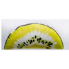 VANKÚŠ V TVARE PLÁTKU KIWI 37 × 17 CM