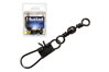 MUSTAD VALČEKOVÝ OBRATLÍK S INTERLOCK KARABÍNKOU BLACK NICKEL