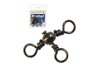MUSTAD BARREL THREE WAY CROSS SWIVEL TROJCESTNÝ OTOČNÝ KĹB