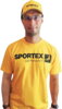 SPORTEX T-Shirt Tričko s veľkým logom - žlté