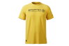Rybárske tričko T-Shirt žlté s logom
