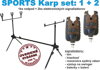 SPORTS KARP set Rodpod + 2ks el. signalizátor záberu