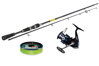 Set SPORTEX Black Pearl GT-3 2,1m/20g+SHIMANO Nexave+šnúra