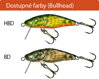 Salmo rybarske voblery bullhead BD4S