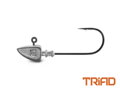 Jigová hlava s golierikom Delphin TRIAD / 5ks - 10g-4/0