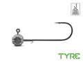 Jigová hlava s držiakom Delphin TYRE / 5ks - 40g-5/0