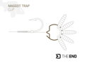 Klip na červy Delphin TheEND Maggot Trap / 15ks - M