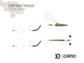 Set kapráraskych montáží Delphin sCAMO Total CARP / 10 setov