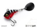 Vibračná nástraha Delphin SpinWIN - 12g/REDBACK