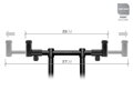 Rodpod Delphin RPX ProSTALX BlackWay - pre 2 prúty