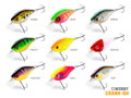 Wobler Delphin WOBBY CRANK-SH - 8g/5cm/Float./PHANTOM