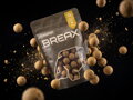 Boilies Delphin BreaX / NutCAKE - Tigrí orech-Scopex-Sladká kukurica/16mm/300g