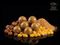 Boilies v dipe Delphin BreaX/NutCAKE - Tigrí orech-Scopex-Kukurica/16mm/200ml