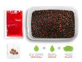 Pellet box Delphin Reaxe READY&GO - Fr. klobása-Chilli/400g+120ml booster+10 waft
