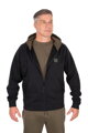 Fox Collection Zipped Hoody - Black