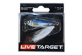 LIVETARGET FLUTTER SHAD KOVOVÁ NÁSTRAHA S TRBLIETKAMI