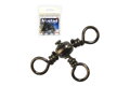 MUSTAD BARREL THREE WAY CROSS SWIVEL TROJCESTNÝ OTOČNÝ KĹB
