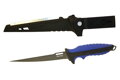MUSTAD 7inch 46 STAINLESS STEEL FILLET KNIFE - PTFE NON-STICK COATING BLUE