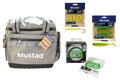 MUSTAD VIZHATLAN PROFI PERGETŐTÁSKA AJÁNDÉK CSALIVÁLOGATÁSSAL és FLUOROCARBONNAL