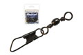 MUSTAD BARREL SWIVEL WITH SAFETY SNAP OTOČNÝ KĹB S BEZPEČNOSTNOU KARABÍNKOU