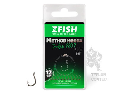 ZFISH Háčky Method Feeder PRO 2