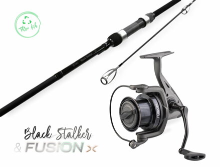 ZFISH Combo Prut Black Stalker 12ft/3lb + Naviják Fusion X 6000