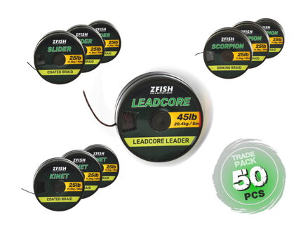 ZFISH Trade Pack Návazcové Šňůrky 50ks