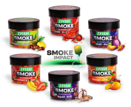 ZFISH Smoke POP-UP Dumbells 8 mm