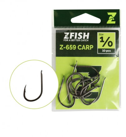 Zfish Háčky Carp Hooks Z-659