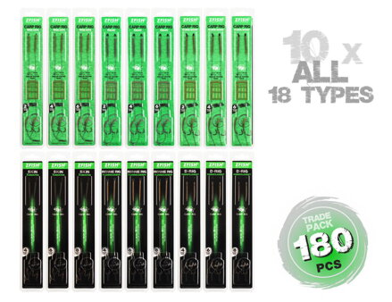 ZFISH Trade Pack Hotové Návazce 180ks