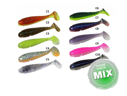 ZFISH Trade Pack Worm Shad 9,5cm 50bal/200ks