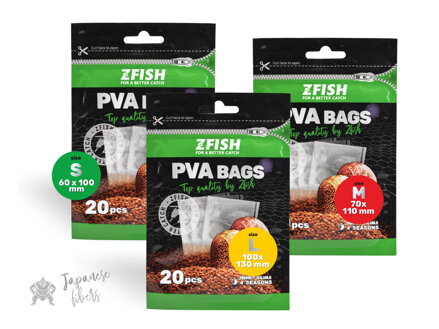 ZFISH PVA Sáčky s Rohy PVA Bags (20ks)