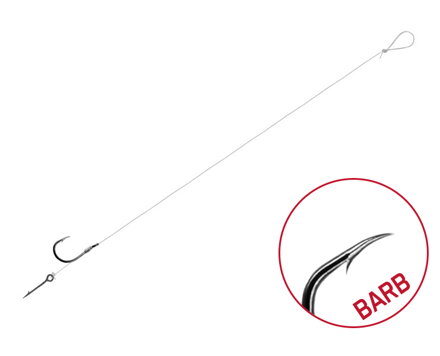 Feedrový nadväzec Delphin FLR Sting - 12cm #6