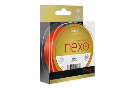 Delphin NEXO 8 / fluo oranžová - 0,25mm 41,6lbs 300m