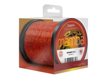 Delphin MAMBA Carp / Fire - 0,34mm 8,1kg 600m