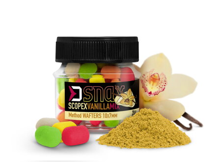 Nástraha MIX D SNAX WAFT 10x7mm/20g - Scopex-Vanilka