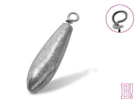 Delphin B! Prídavné závažie s klipom / 5ks - 5,0g