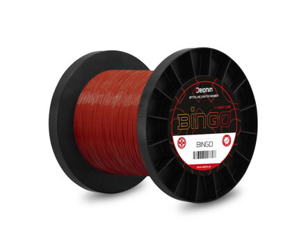 Vlasec Delphin BINGO Matt / Tm. červená - 0,25mm 5,4kg 30000m