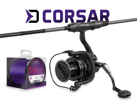 Kaprársky set Delphin CorsaBLACK NERO - 3 diely + 8T + 0,30mm