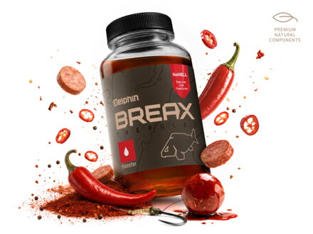 Booster Delphin BreaX/HotHELL - Robin red-Chilli-Fr.Klobása/250ml