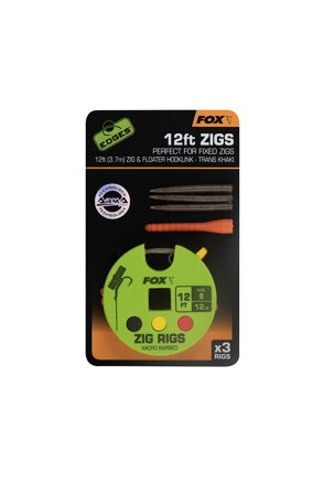Fox EDGES™ Zig Rigs - 12ft (3.7m)