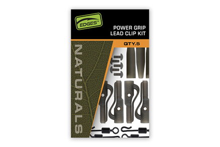 Fox Edges Naturals Power Grip Lead Clip Kit
