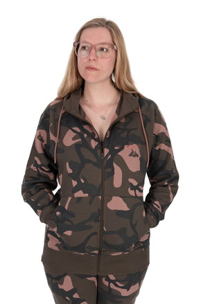 Fox Womens Zipped Camo Hoody