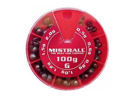 AM6004095 Mistrall olovo bročky 0,5 - 2gr 100gr HEM