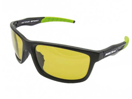 AM6300092 Mistrall MF black okuliare žlté sklo