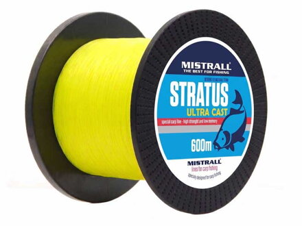 ZMH3810026 Mistrall Stratus Carp Fluo yellow 600m 0,26mm