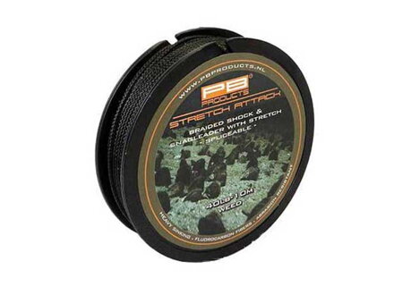 10442 PB Products Stretch attack shockleader 40lb f.weed 10m
