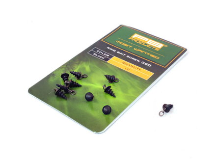 20421 PB Products Ring Bait screw 360 f.black 10ks/bal