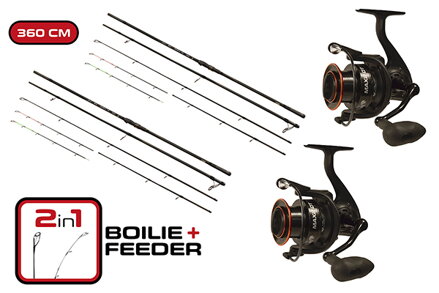 CARP EXPERT MAX2 PRÚT DOUBLE TIP 360 S NAVIJAKOM MAX2 DT 6000 DUOPACK