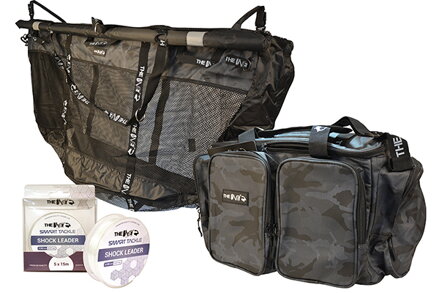 THE ONE BOILIESOVÁ TAŠKA A PLÁVAJÚCA VÁŽIACA SIEŤ S DARČEKOM 2 CIEVKY SHOCK LEADER